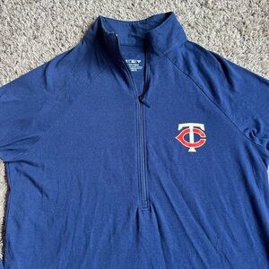 Under Armour Q-Zip Pullover Shirt Minnesota Twins Baseball XS Half Zip Women’s